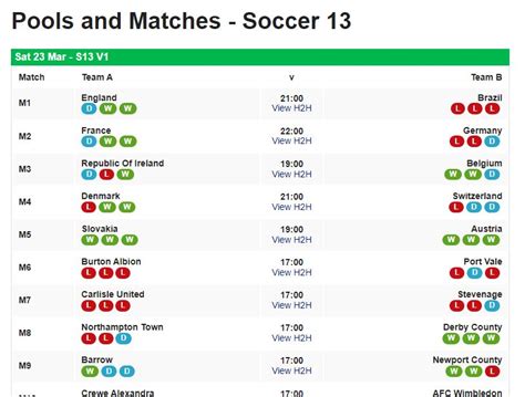 soccer 13 fixture|Iba pa.